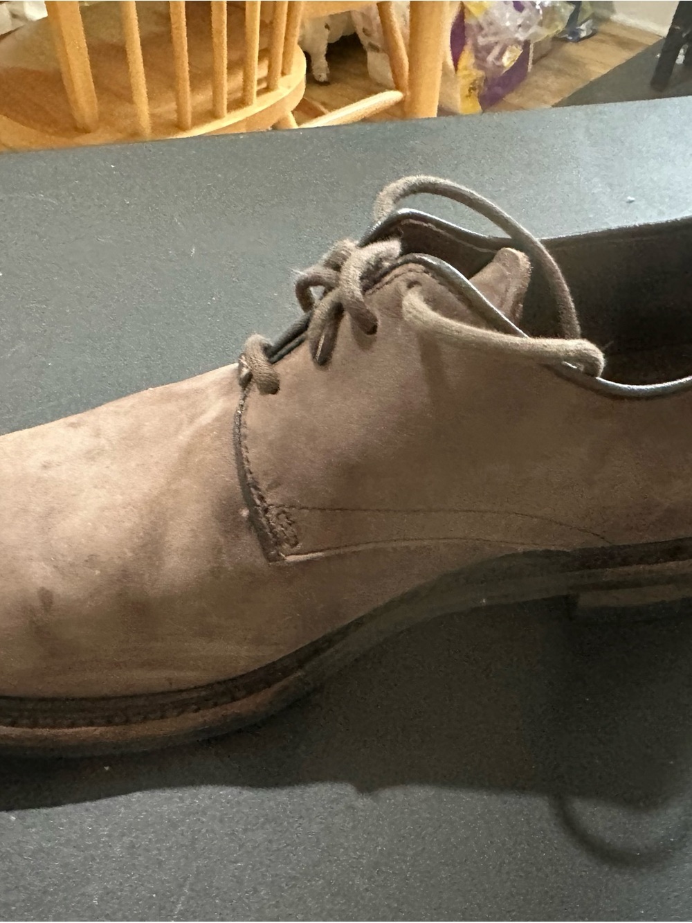 Allen Edmonds Brown Suede Oxfords - Picture 7 of 12